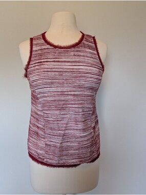 Vanessa Virginia By Anthropologie Small Tank TOp Artsy Career Office